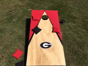 Custom Cornhole Boards - Georgia Bulldogs