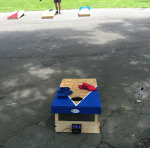 Cornhole Board With Scoring Box