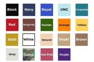 Cornhole Bag Colors in Charlotte