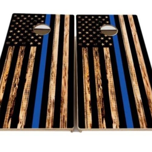 Thin Blue Line Cornhole Boards